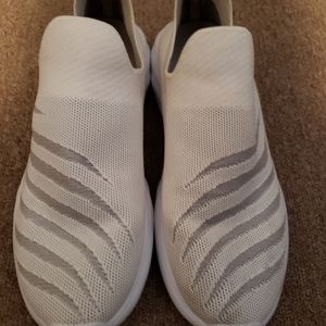 White slip on sneakers